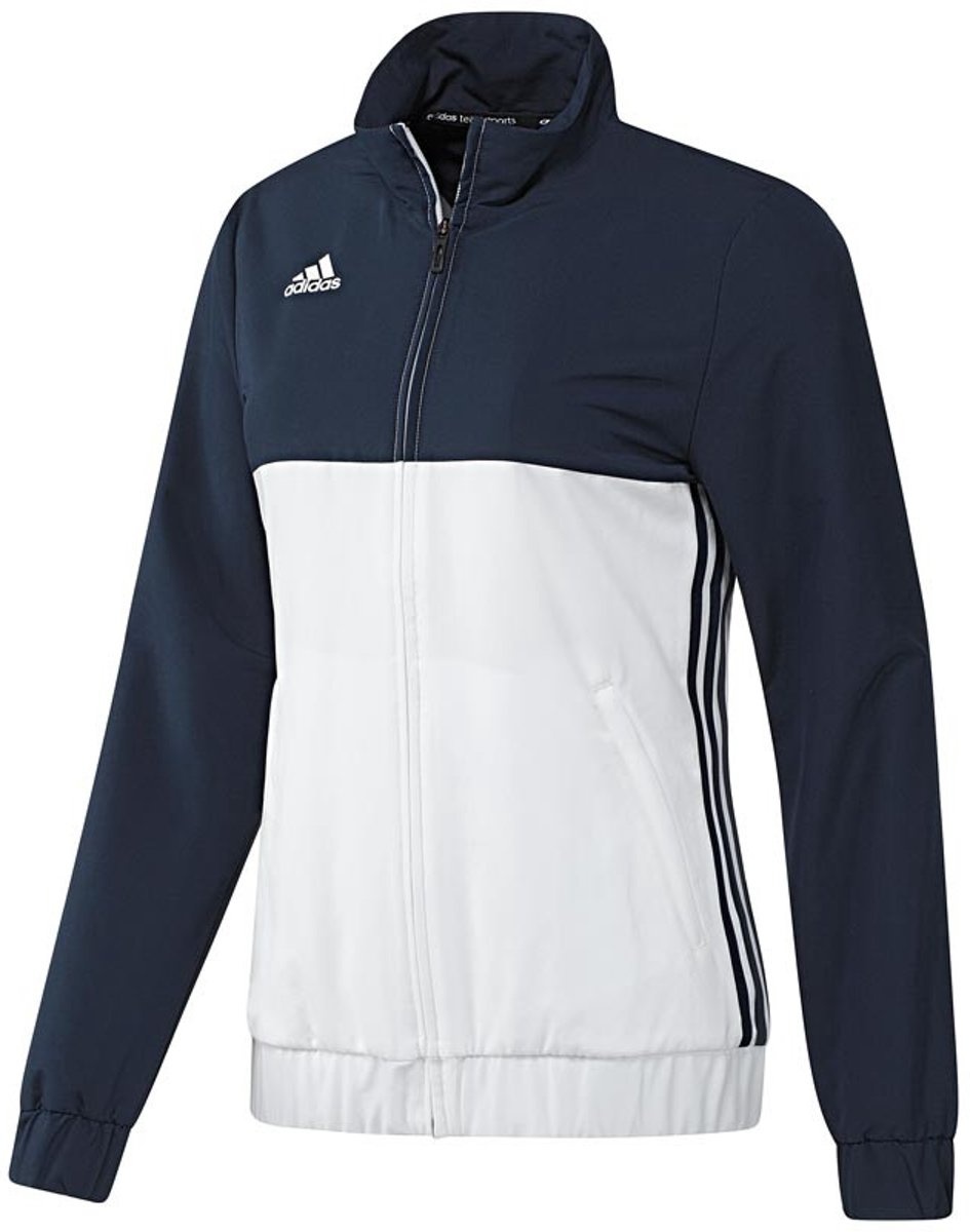 adidas T16 Jacke Damen blau / weiß - Internet-Bikes