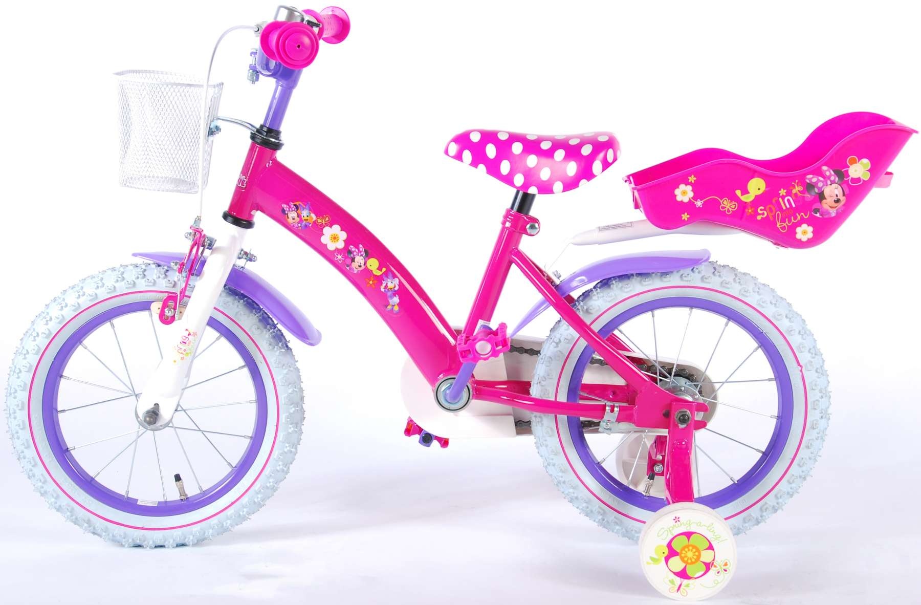 hudora fahrrad 12 zoll violett pink schmetterlingsdesign