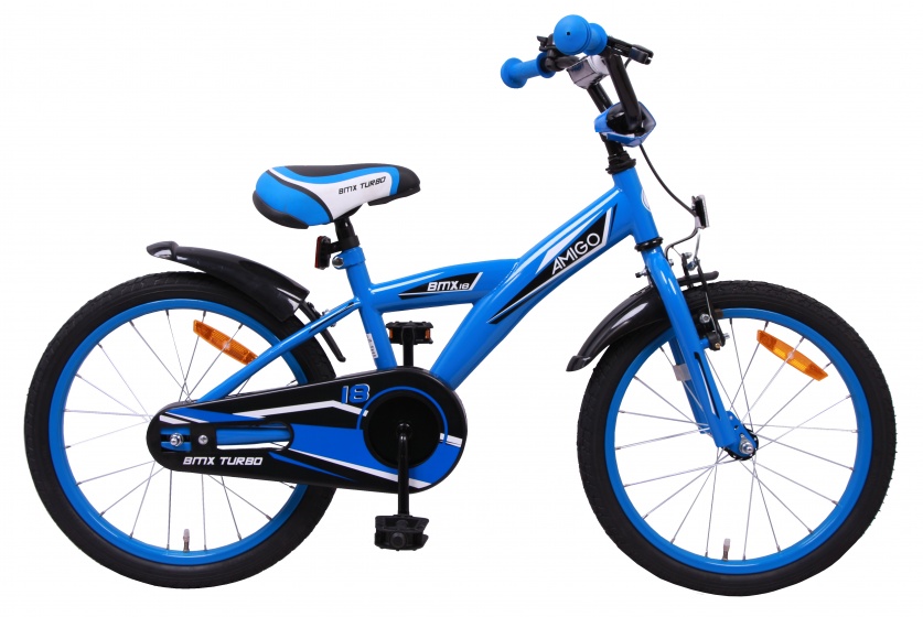 18 inch blue bike