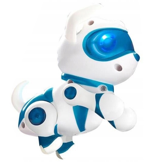 chien robot bleu teksta