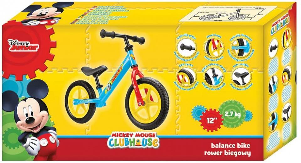 mickey mouse 12 inch bike