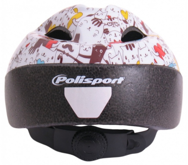 Polisport Chats Casque De Velo Junior Blanc Internet Bikes