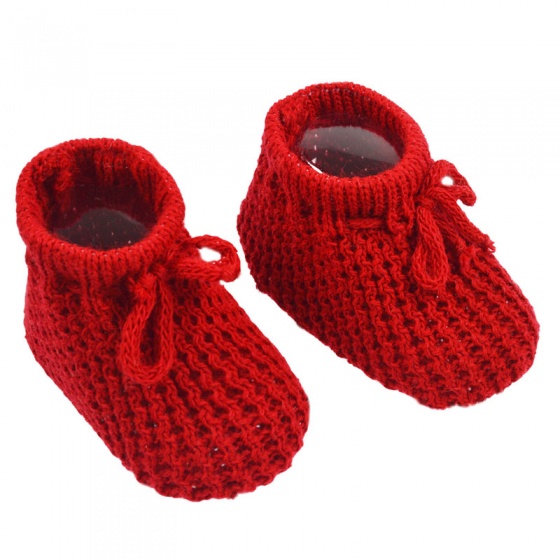 Soft Touch Chaussons Bebe New Born 0 3 Mois Filles Rouge Internet Bikes