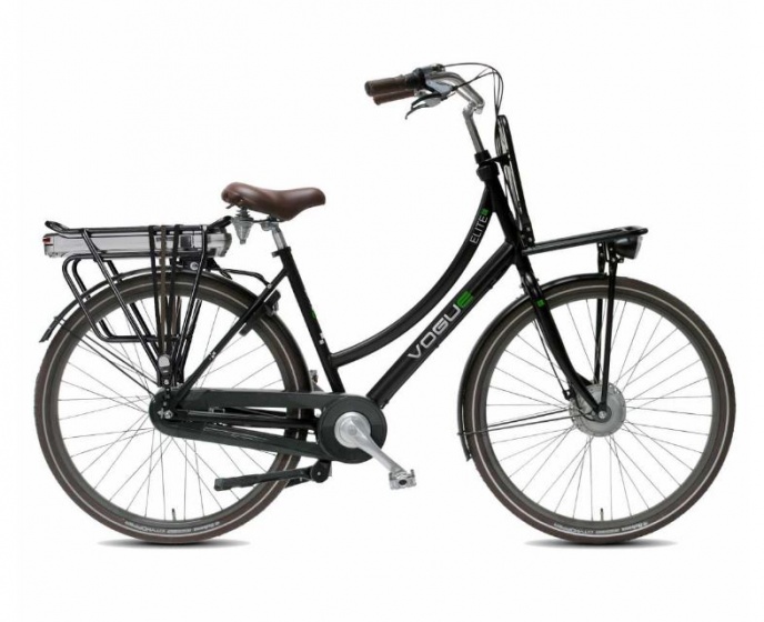 Thuisland rust redden Vogue Elektrische fiets Elite Plus dames mat zwart 50cm 468 Watt Zwart -  Fietsonderdelen-winkel.nl